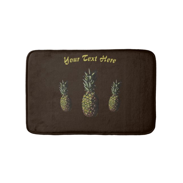 Ananas Bath Mat Badematte (Vorderseite)