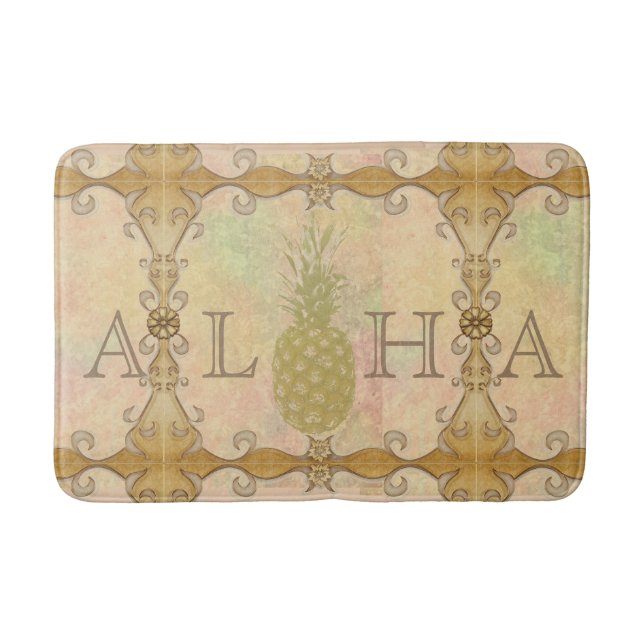 Ananas Bath Mat Badematte (Vorderseite)