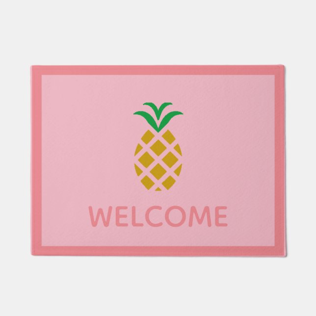 Ananas-Begrüßungsmatte Fußmatte (Vorderseite)