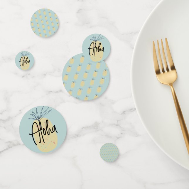 Ananas Birthday Tropical Summer Aloha Party Konfetti (Gruppe)