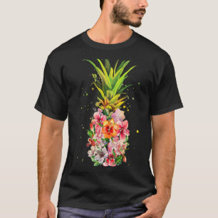 Ananas Blume Aloha Hawaii Vintag Hawai T-Shirt