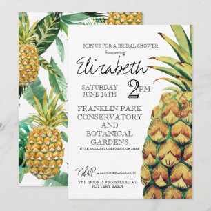 Ananas Brautdusche Einladung