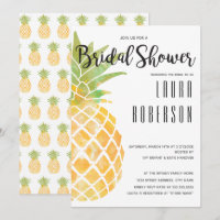 Ananas | Brida Shower Einladung