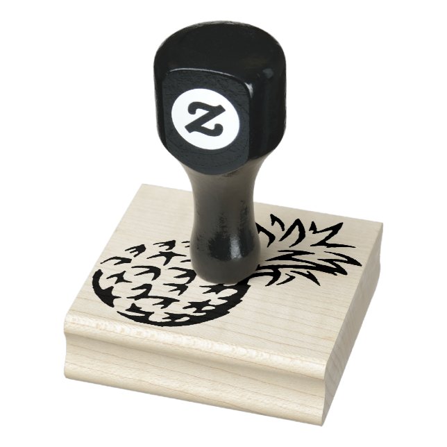 Ananas-Briefmarke Gummistempel (Stempel)