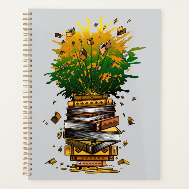 Ananas Bücher Planer (Vorderseite)