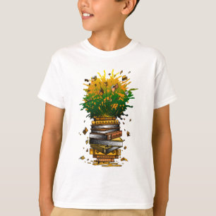 Ananas Bücher T-Shirt