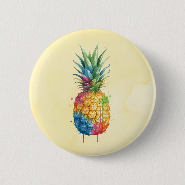 Ananas Button (Vorderseite)