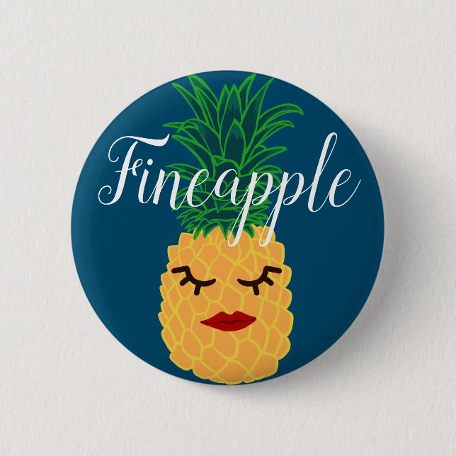 Ananas Button (Vorderseite)