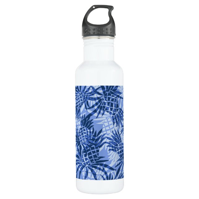 Ananas-Camouflage Hawaii Trinkflasche (Vorderseite)