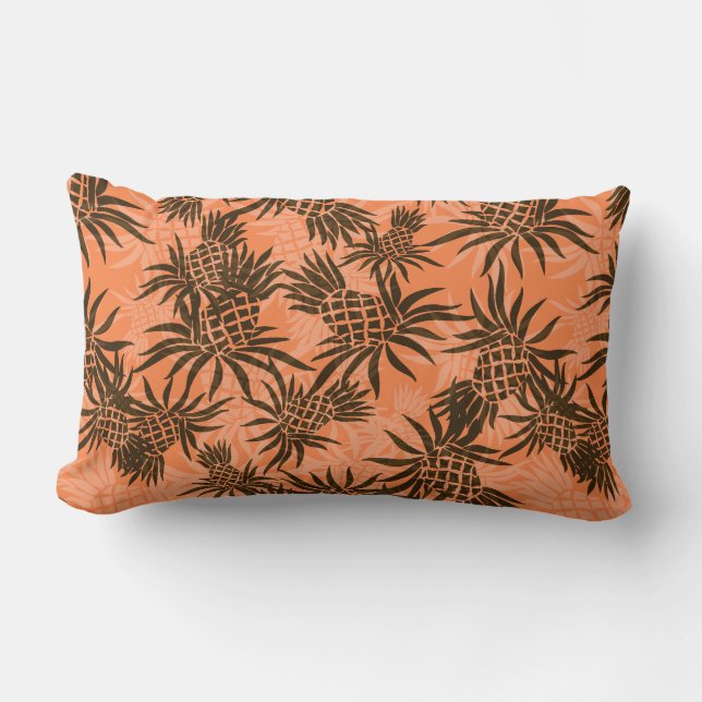 Ananas-Camouflage Hawaiian Lumbar Pillows Lendenkissen (Vorderseite)
