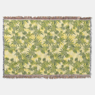 Ananas-Camouflage Hawaiian Throw Blanket Decke