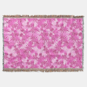 Ananas-Camouflage Hawaiian Throw Blanket Decke