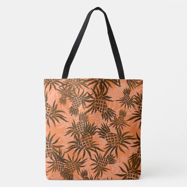 Ananas Camouflage Hawaiian Tropical Beach Bag (Vorderseite)