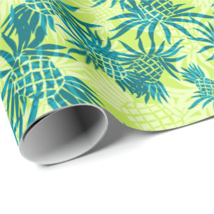 Ananas-Camouflage Hawaiian Tropical Geschenkpapier