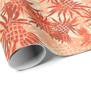 Ananas-Camouflage Hawaiian Tropical Geschenkpapier