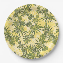 Ananas-Camouflage Hawaiian Tropical Pappteller
