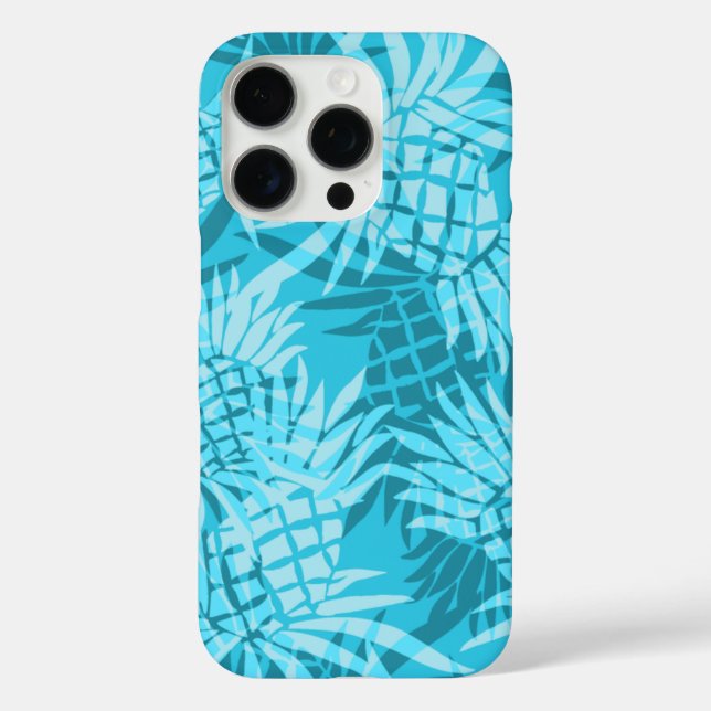 Ananas-Camouflage Hawaiian Turq Case-Mate iPhone Hülle (Rückseite)