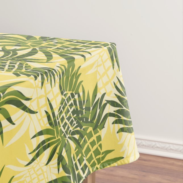 Ananas-Camouflage-hawaiisches tropisches Tischdecke (Beispiel)