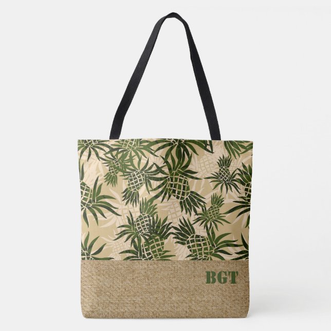 Ananas-Camouflage-Monogramm-hawaiische (Vorderseite)