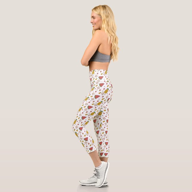 Ananas Capri Leggings (Links)