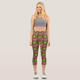 Ananas Capri-Leggings Capri Leggings