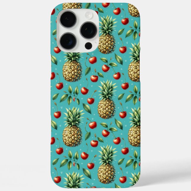 Ananas Cherry Bliss Case-Mate iPhone Hülle (Rückseite)