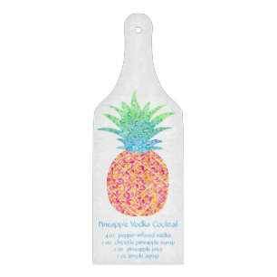 Ananas Cocktail Rezept Käse-Tafel Schneidebrett