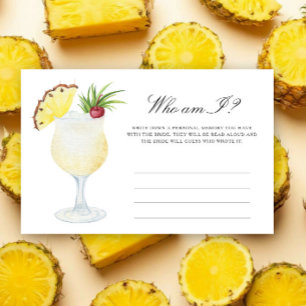 Ananas-Cocktail - Wer bin ich Junggesellinnen-Absc Briefpapier