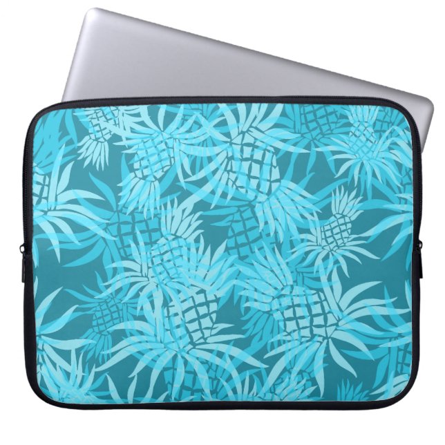 Ananas Collage Hawaiian Neopren Wetsuit Laptopschutzhülle (Vorderseite)
