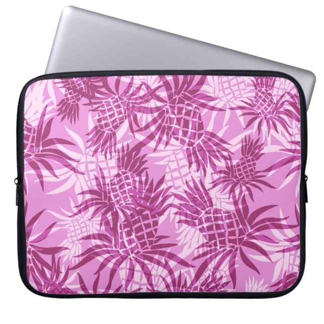 Ananas Collage Hawaiian Neopren Wetsuit Laptopschutzhülle (Vorderseite)