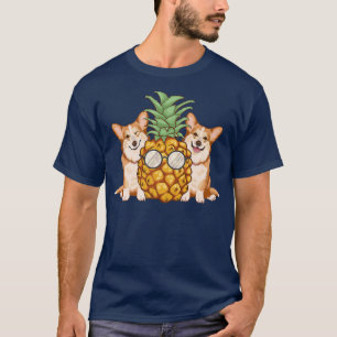 Ananas-Corgi, Geschenke für Welpenliebhaber, Hunde T-Shirt