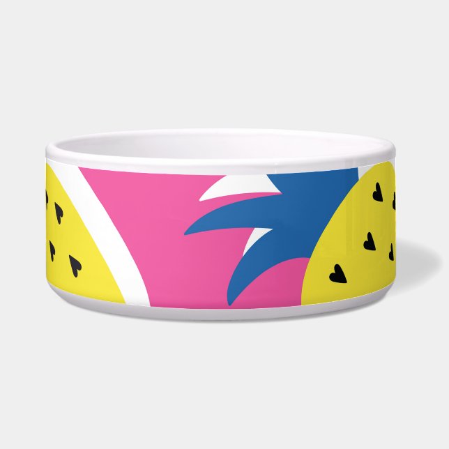Ananas Crazy Colors: Childish Pop-Art. Napf (Vorderseite)