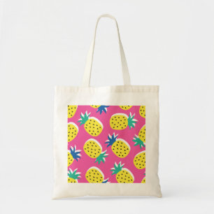 Ananas Crazy Colors: Childish Pop-Art. Tragetasche