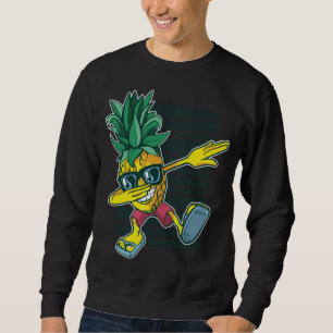 Ananas Dabbing Ananas Obstsonnenbrille Hawai Sweatshirt