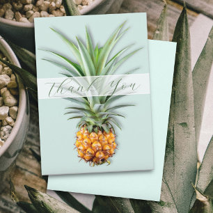 Ananas-Dankeschön-Karte Flachkarte Einladung