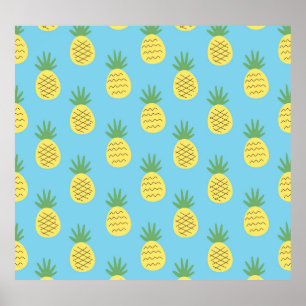Ananas Delight: Tropische Fruchtwerbung Poster