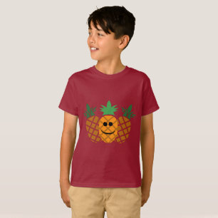 Ananas-Design - Kids' Hanes TAGLESS® T - Shirt