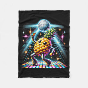 Ananas Disco Dancer Spooky Dance Kinder Fleecedecke