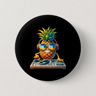 Ananas Dj Tropical Beats Aloha Beaches Hawaii H Button