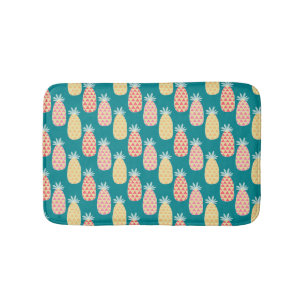 Ananas-Doodle-Muster Badematte