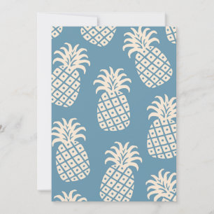Ananas-Drehung Tropisches Design Einladung