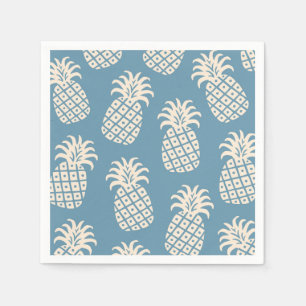 Ananas-Drehung Tropisches Design Serviette