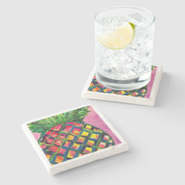 Ananas Drink Coasters Steinuntersetzer