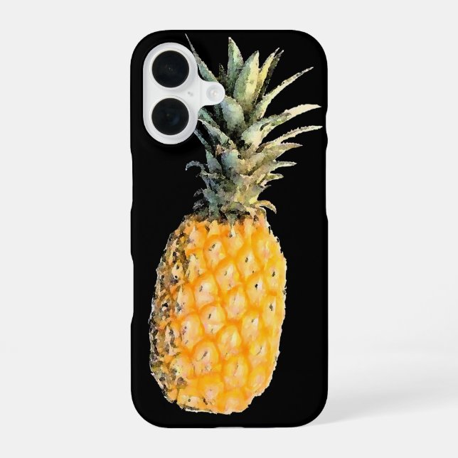 Ananas. eine tropische Frucht iPhone 16 Hülle (Rückseite)