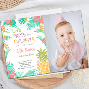 Ananas Einladungen mit Foto