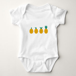 Ananas einteilig baby strampler