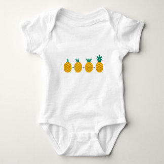 Ananas einteilig baby strampler