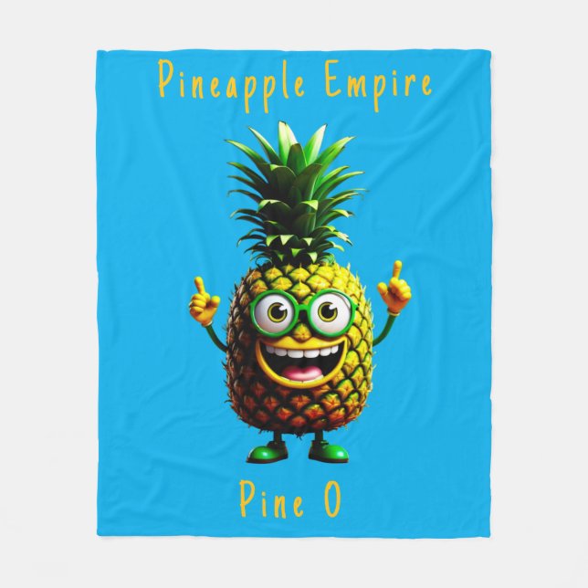 Ananas Empire Fleece Blanket (Vorderseite)