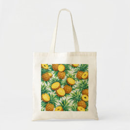 Ananas-Ernte-Muster Tragetasche