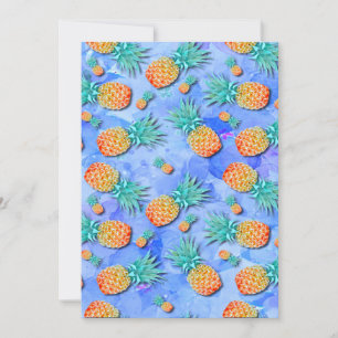 Ananas. Farbe. Feier. Einladung